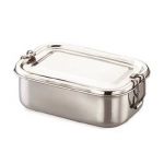 Generic Stainless Steel Rectangular Bento Lunch Box, Dimension 16.5 x 11 x 5cm