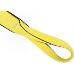 LEO Make Double Ply Polyster Webbing Sling, Length 2m, Width 75mm, Colour Yellow