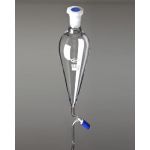 Glassco 151.202.07 Separating Funnel With PTFE Needle Valve, Capacity 2000ml