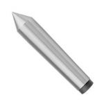 Groz DCT/1H Dead Centre (Half) Carbide Tipped, Body Dia 12.2mm, Length 80mm, Morse Taper Outside MT1