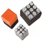 Groz NP/8 Steel Stamp - Numbers, Size 8mm