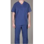 Sanctum SWM 5001 Doctors Scrub/Patients Scrub, Size XL, Color Navy Blue