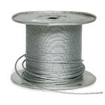CRANLIK SWR -2 mm Tested Galvanised Steel Wire Rope, Length 1000m, Weight 8kg, Dia 2mm