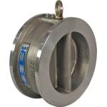 Sant DP Dual Plate Wafer Check Valve, Size 100, Body Test Pressure 300Psig. Hyd., Seat Test Pressure 200Psig. Hyd.