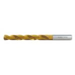 Swiss Tech SWT1250624A Heavy Duty Cobalt + TiN Drill, Point Angle 135deg, Helix Angle Normal, Diameter 2.40mm