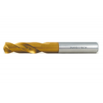 Swiss Tech SWT1252068A TiN Coated Stub Drill, Point Angle 135deg, Helix Angle Normal, Diameter 6.80mm