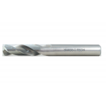 Swiss Tech SWT1252210A Heavy Duty Cobalt Stub Drill, Point Angle 135deg, Helix Angle Normal, Diameter 1.00mm