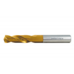 Swiss Tech SWT1252416A Heavy Duty Cobalt Stub + TiN Drill, Point Angle 135deg, Helix Angle Normal, Diameter 1.60mm