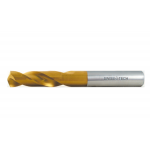 Swiss Tech SWT1252465A Heavy Duty Cobalt Stub + TiN Drill, Point Angle 135deg, Helix Angle Normal, Diameter 6.50mm