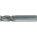 Swiss Tech SWT1615008A ST/SH Short 4FL Carbide End Mill, Diameter 8.0mm, Flute Length 20.0mm, Overall Length 60.0mm