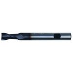 Swiss Tech SWT1630338A Weldon Long 2FL Slot Drill-TiCN, Diameter 8.0mm, Flute Length 19.0mm, Overall Length 88.0mm