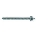 Fischer RGM 12X300 Threaded Rod, Series RGM, Material Zinc Plated Steel, Threaded Rod Length 300mm, Part Number F002.J50.285