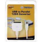 TRENDnet TU-P1284 USB to Parallel 1284 Converter, Weight 0.105kg, Length 2m