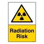Safety Sign Store CW419-A3AL-01 Radiation Risk Sign Board