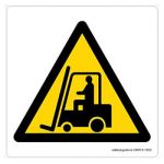 Safety Sign Store CW615-105V-01 Fork Lift Trucks-Graphic Sign Board