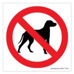 Safety Sign Store CW617-105V-01 No Dogs-Graphic Sign Board