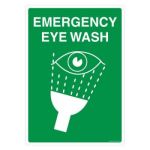 Safety Sign Store FS406-A4AL-01 Emergency Eye Wash Sign Board