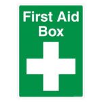 Safety Sign Store FS409-A4AL-01 First Aid Box Sign Board