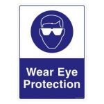 Safety Sign Store FS627-A4PC-01 Wear Eye Protection Sign Board