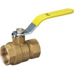 Mitt Brass Ball Valve, Size 6mm, Minimum Working Temperature -20deg C, Maximum Working Temperature 150deg C