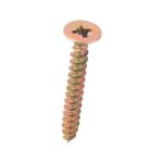 Matlock MTL6351225K Gold-ZP Fibre Board Screw, Diameter 4mm, Length 70mm