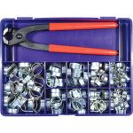 Matlock MTL6627210K Assorted Two Ear Style Zinc Plated O Clip Set
