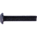 Qualfast QFT6040206T Socket Button Head Screw, Thread Size M3, Grade 10.9, Overall Length 20mm