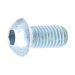 Qualfast QFT6044298Z Socket Button Head Screw BZP, Thread Size M6, Grade 10.9, Overall Length 8mm