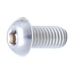 Qualfast QFT6065531K Socket Button Head Screw, Thread Size M3, Grade 10.9, Overall Length 16mm