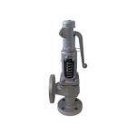 Sant CS12 Cast Steel Single Post Full Lift Safety Valve, Size 25 x 50mm, Body Test Pressure 53kg/sq cm g Hyd.