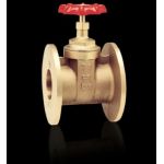 Sant SBM 3 Bronze Gate Valve Flanged, Size 100, Body Test Pressure 21.09kg/sq cm g, Seat Test Pressure 14.06kg/sq cm g