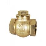 Sant SBM 11 Bronze Horizontal Lift Check Valve No. 5, Size 15, Body Test Pressure 35.15kg/sq cm g, Seat Test Pressure 21.09kg/sq cm g