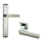 Archis Mortice Handle Rose Combo Set With 70mm Bathroom Cylinder(70-KxL-E)-AB-ALB 4585 Y