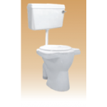 White PVC Cistern With Fitting(Sleek) - Common