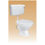 White PVC Cistern With Fitting - Calico