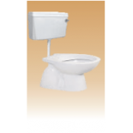 White PVC Cistern With Fitting(Sleek) - Calyx