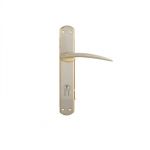 Harrison 05532 Romance Series Handle Set, Design Neon, Lock Type CY, Finish Stainless Steel, Size 200mm, No. of Keys 3, Lever/Pin 5P, Material Brass