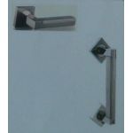 Archis Mortice Handle Eco Set with Knob & Dimple Key Cylinder(60 KxL-DK)-AB-SPL-132