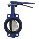 SAP Cast Iron Butterfly Valve(PN 10), Size 80mm, Hydraulic Test Pressure(Body) 16kg/sq cm, Hydraulic Test Pressure(Seat) 11.5kg/sq cm