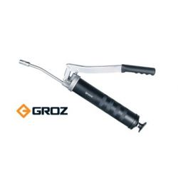 Groz G1R/HD/B-CL  Clear Tube Lever Grease Gun, Output 1gm/stroke, Capacity 500gm, Pressure 10000PSI