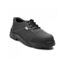 Safari Pro Rider Safety Shoes, Size 7, Toe Type Steel, Color Black