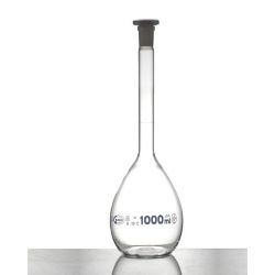 Glassco QR.131.479.06A Amber Volumetric Flask, Standard ASTM E 288