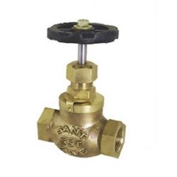 Sant IBR 1A Bronze Globe Steam Stop Valve, Size 10mm