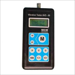 MCM AVD-80 Vibration Meter, Power Supply 9V - 6 F22, Temperature 0 - 50 deg C