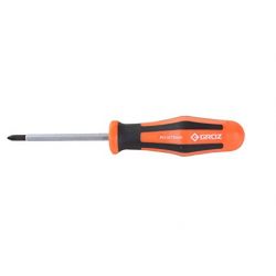 Groz SCDR/H/PH3/150 Phillips Tip Hex Shank Screwdriver, Size 3 x 150mm, Material S2 Steel, Hardened 58 - 62HRC