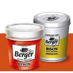 Berger 000 Bison Acrylic Distemper, Capacity 1l, Color White