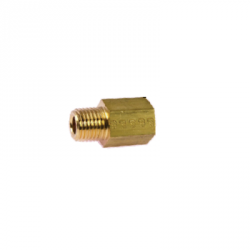 Super Male & Female Adapter, Size 1/2 - 1/4inch, Material Brass