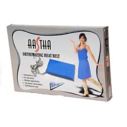 Aastha Orthopaedic Heat Belt Silver/ Electric Heating Pad, Weigth 0.25kg, Ideal For Unisex