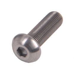 Unbrako Button Head Socket Screws, Length 12mm, Diameter M3mm, Wrench Key Size 2mm