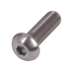 Unbrako Button Head Socket Screw, Length 16mm, Diameter M6mm, Wrench Key Size 4mm